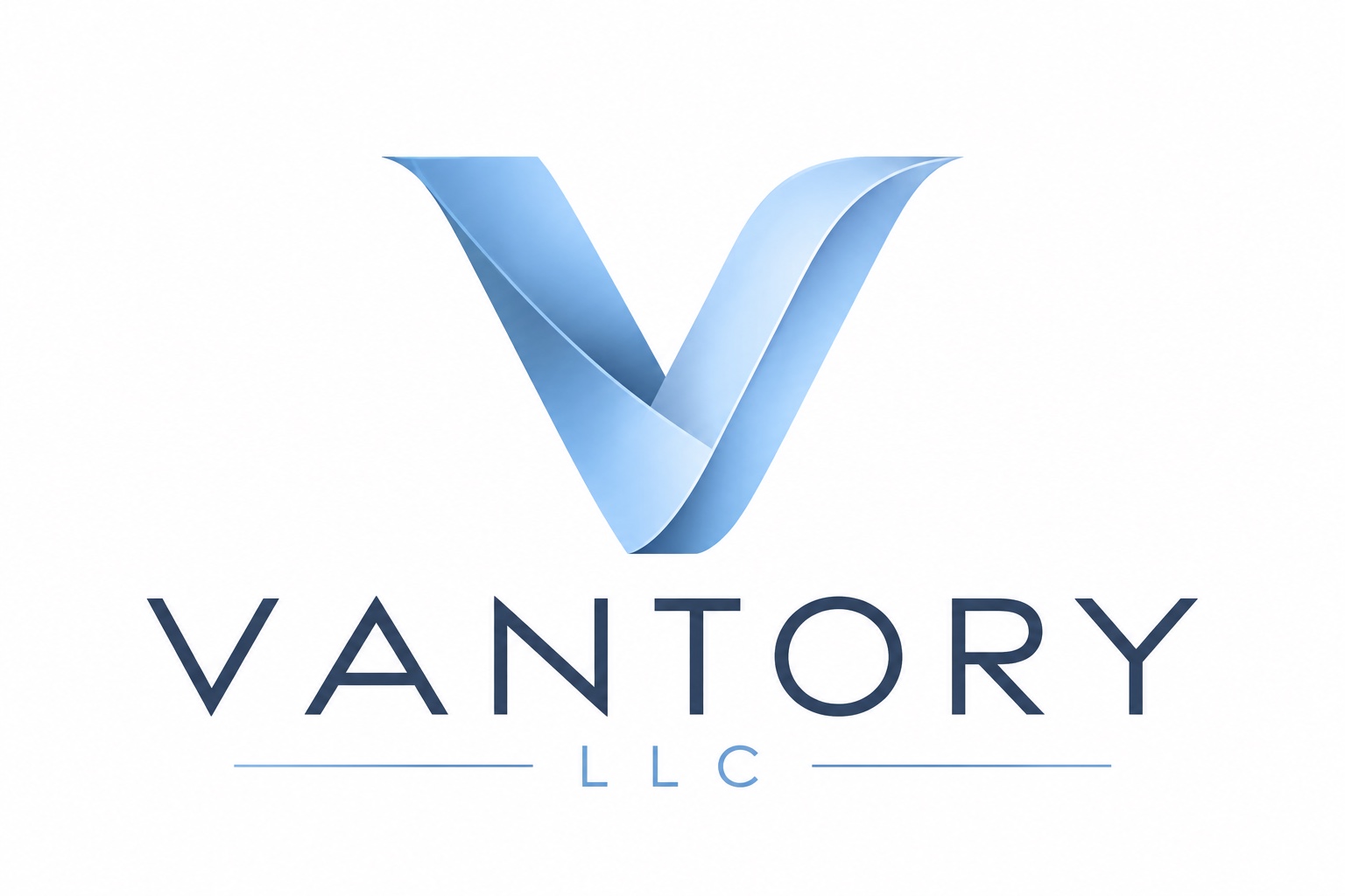 VANTORY LLC original blue V logo
